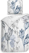 Heckettlane Becca Dekbedovertrek - 100% Katoen-Satijn - 240x220 - Wit