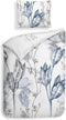 Heckettlane Becca Dekbedovertrek - 100% Katoen-Satijn - 240x220 - Wit