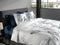 Heckettlane Becca Dekbedovertrek - 100% Katoen-Satijn - 240x220 - Wit