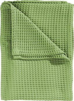 Heckettlane Bed Sprei Wafel - Bedsprei 1 persoons - Wafeldeken - 180x260 - Groen