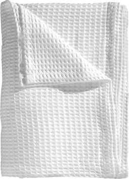 Heckettlane Bed Sprei Wafel - Bedsprei 1 persoons - Wafeldeken - 180x260 - Wit