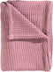 Heckettlane Bed Sprei Wafel - Bedsprei 1 persoons - Wafeldeken - 180x260 - Roze