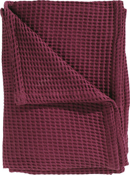 Heckettlane Bed Sprei Wafel - Bedsprei 1 persoons - Wafeldeken - 180x260 - Rood