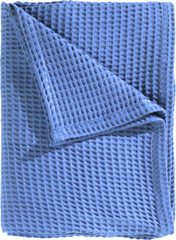 Heckettlane Bed Sprei Wafel - Bedsprei 1 persoons - Wafeldeken - 180x260 - Blauw