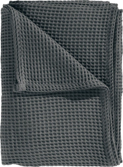 Heckettlane Bed Sprei Wafel - Bedsprei 1 persoons - Wafeldeken - 180x260 - Grijs