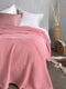 Heckettlane Bed Sprei Wafel - Bedsprei 1 persoons - Wafeldeken - 180x260 - Roze