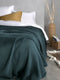 Heckettlane Bed Sprei Wafel - Bedsprei 1 persoons - Wafeldeken - 180x260 - Groen
