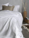 Heckettlane Bed Sprei Wafel - Bedsprei 2 persoons - Wafeldeken - 240x260 - Wit