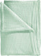 Heckettlane Bed Sprei Wafel - Bedsprei 2 persoons - Wafeldeken - 240x260 - Groen