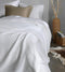 Heckettlane Bed Sprei Wafel - Bedsprei 2 persoons - Wafeldeken - 240x260 - Wit