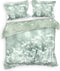 Heckettlane Beyla Dekbedovertrek - Eenpersoons - Katoen - 140x200-220cm - Groen