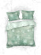 Heckettlane Beyla Dekbedovertrek - Eenpersoons - Katoen - 140x200-220cm - Groen