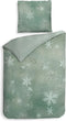Heckettlane Beyla Dekbedovertrek - Lits-jumeaux - Katoen - 260x200-220cm - Groen