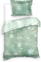 Heckettlane Beyla Dekbedovertrek - Lits-jumeaux - Katoen - 240x200-220cm - Groen