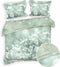 Heckettlane Beyla Dekbedovertrek - Lits-jumeaux - Katoen - 240x200-220cm - Groen