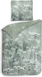 Heckettlane Beyla Dekbedovertrek - Lits-jumeaux - Katoen - 260x200-220cm - Groen