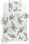 Heckettlane Bial Dekbedovertrek - Eenpersoons - Flanel - 140x200-220cm - Wit
