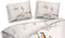 Heckettlane Birdie Dekbedovertrek - Lits-jumeaux - Katoen - 240x200-220cm - Off-White