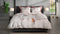 Heckettlane Birdie Dekbedovertrek - Lits-jumeaux - Katoen - 240x200-220cm - Off-White