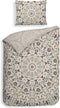 Heckettlane Blanche Dekbedovertrek - 100% Katoen-Satijn - 240x220 - Natural