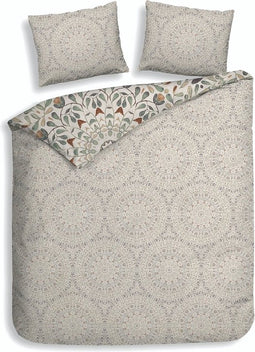 Heckettlane Blanche Dekbedovertrek - 100% Katoen-Satijn - 200x220-NL-BE - Natural