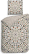 Heckettlane Blanche Dekbedovertrek - 100% Katoen-Satijn - 200x220-NL-BE - Natural