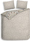 Heckettlane Blanche Dekbedovertrek - 100% Katoen-Satijn - 200x220-NL-BE - Natural