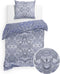 Heckettlane Bles Dekbedovertrek - Eenpersoons - Flanel - 140x200-220cm - Blauw