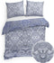 Heckettlane Bles Dekbedovertrek - Lits-jumeaux - Flanel - 240x200-220cm - Blauw