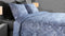 Heckettlane Bles Dekbedovertrek - Lits-jumeaux - Flanel - 260x200-220cm - Blauw