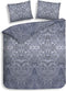 Heckettlane Bles Dekbedovertrek - Lits-jumeaux - Flanel - 260x200-220cm - Blauw
