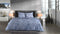 Heckettlane Bles Dekbedovertrek - Lits-jumeaux - Flanel - 260x200-220cm - Blauw