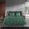 Heckettlane Boas Dekbedovertrek - Lits-jumeaux - Flanel - 240x200-220cm - Groen