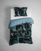 Heckettlane Brasco Dekbedovertrek - Lits-jumeaux - Katoensatijn - 240x200-220cm - Blauw