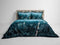 Heckettlane Brasco Dekbedovertrek - Lits-jumeaux - Katoensatijn - 240x200-220cm - Blauw