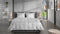 Heckettlane Broidy Dekbedovertrek - Eenpersoons - Katoen - 140x200-220cm - Grijs