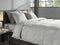 Heckettlane Broidy Dekbedovertrek - Eenpersoons - Katoen - 140x200-220cm - Grijs