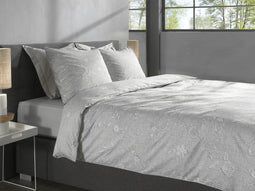 Heckettlane Broidy Dekbedovertrek - Lits-jumeaux - Katoen - 240x200-220cm - Grijs