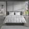 Heckettlane Broidy Dekbedovertrek - Lits-jumeaux - Katoen - 240x200-220cm - Grijs