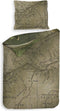Heckettlane Bruna Dekbedovertrek - Tweepersoons - Katoen - 200x200-220cm - Groen