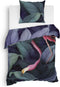Heckettlane Byron Dekbedovertrek - Eenpersoons - Katoen - 140x200-220cm - Groen