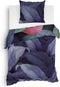 Heckettlane Byron Dekbedovertrek - Eenpersoons - Katoen - 140x200-220cm - Groen