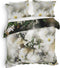 Heckettlane Camilla Dekbedovertrek - Lits-jumeaux - Katoensatijn - 260x200-220cm - Groen