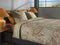 Heckettlane Camille Dekbedovertrek - Lits-jumeaux - Katoensatijn - 260x200-220cm - Groen