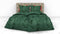 Heckettlane Castor Dekbedovertrek - Eenpersoons - Katoensatijn - 140x200-220cm - Groen