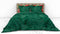 Heckettlane Castor Dekbedovertrek - Eenpersoons - Katoensatijn - 140x200-220cm - Groen