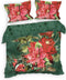 Heckettlane Castor Dekbedovertrek - Lits-jumeaux - Katoensatijn - 260x200-220cm - Groen