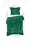 Heckettlane Castor Dekbedovertrek - Lits-jumeaux - Katoensatijn - 240x200-220cm - Groen