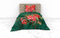 Heckettlane Castor Dekbedovertrek - Lits-jumeaux - Katoensatijn - 240x200-220cm - Groen
