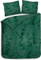 Heckettlane Castor Dekbedovertrek - Lits-jumeaux - Katoensatijn - 240x200-220cm - Groen